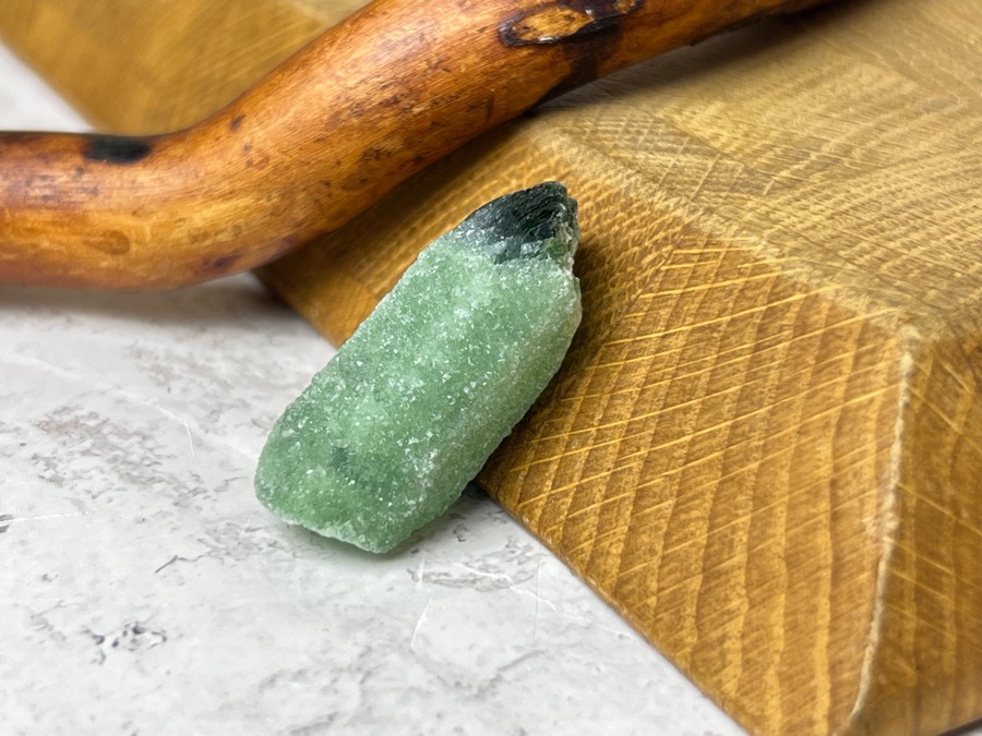 Кварц зелёный, кристалл 1,7 х 1,9 х 3,6 см KR-0035, фото 3