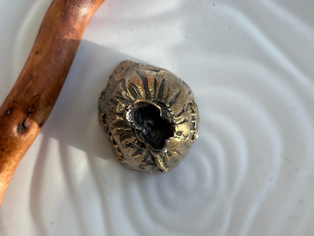 Колокольчик в виде денежного мешка из бронзы  FGB-0094, фото 5