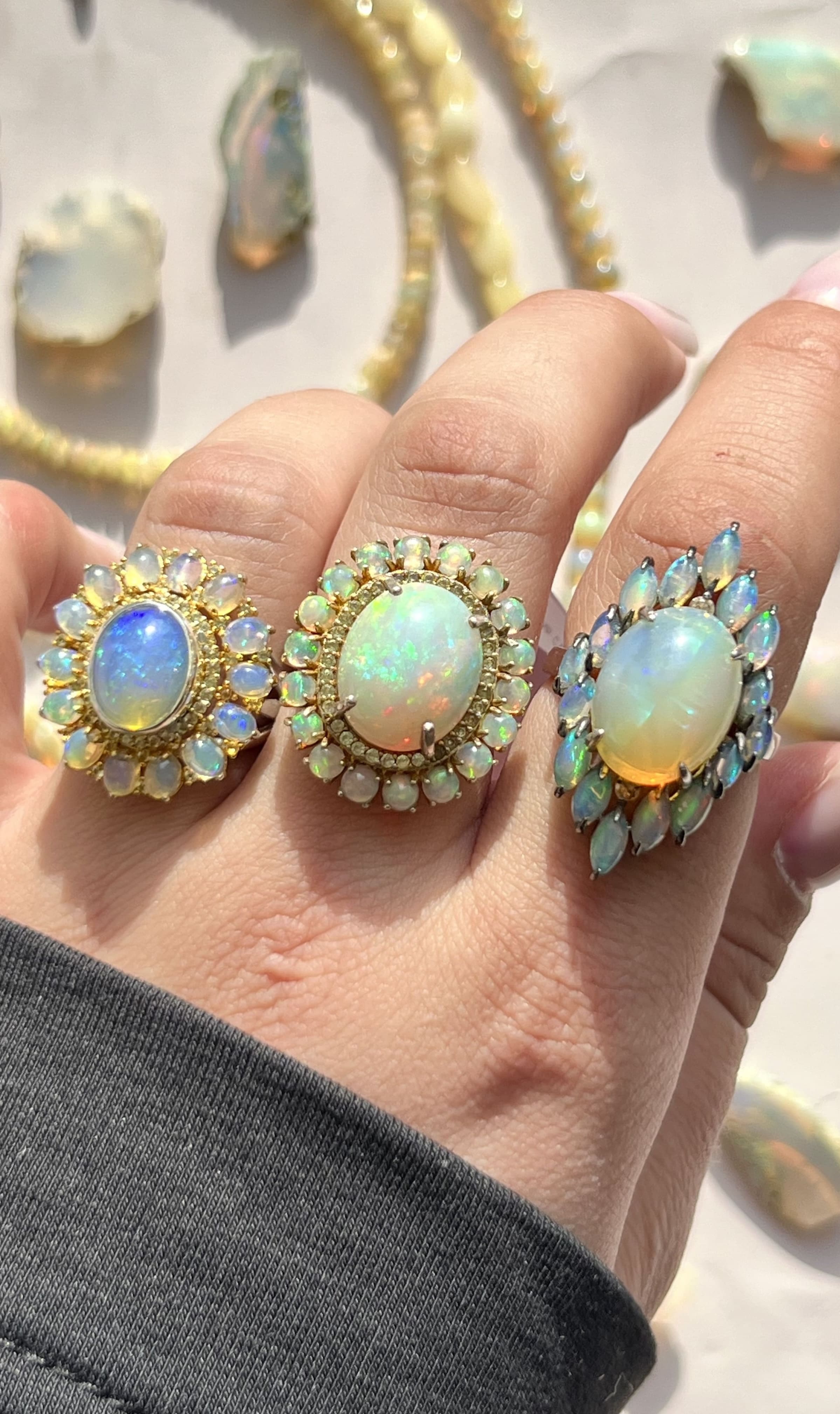 украшения из опала