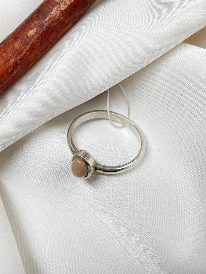 Кольцо из серебра с опалом,19 размер U-1837, фото 4