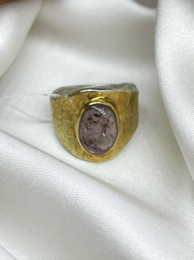 купить Кольцо из серебра с турмалином,17,5 размер , фото 4