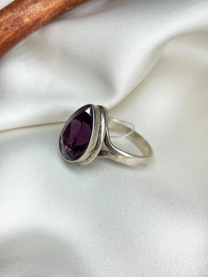 купить Кольцо из серебра с аметистом,19,5 размер  , фото 2