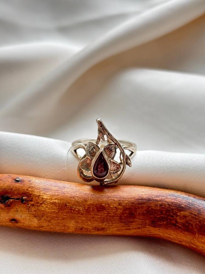 купить Кольцо из серебра с турмалином  , фото 2