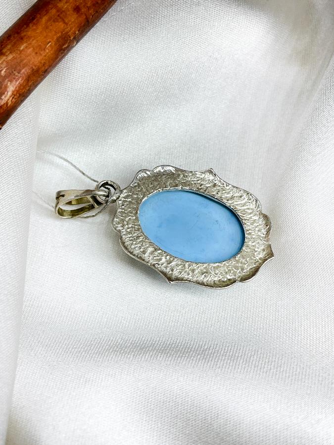 Кулон из серебра с бирюзой  U-9, фото 5