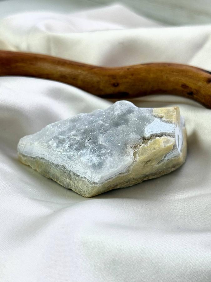 Друза из агата голубого (сапфирин) DRU-3191026, фото 1