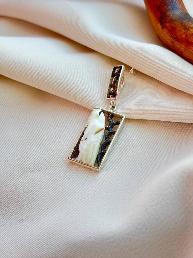 купить Кулон из серебра с янтарем , фото 2