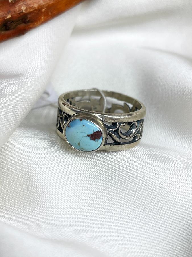 купить Кольцо из серебра с бирюзой,18,5 размер  , фото 2