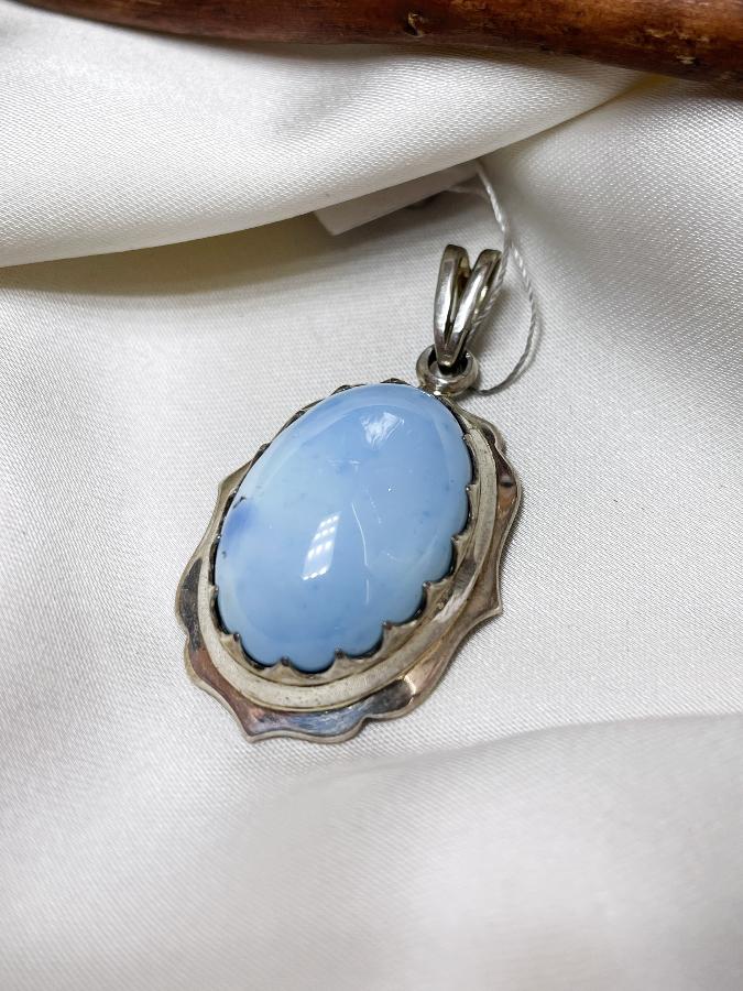 Кулон из серебра с бирюзой  U-9, фото 3