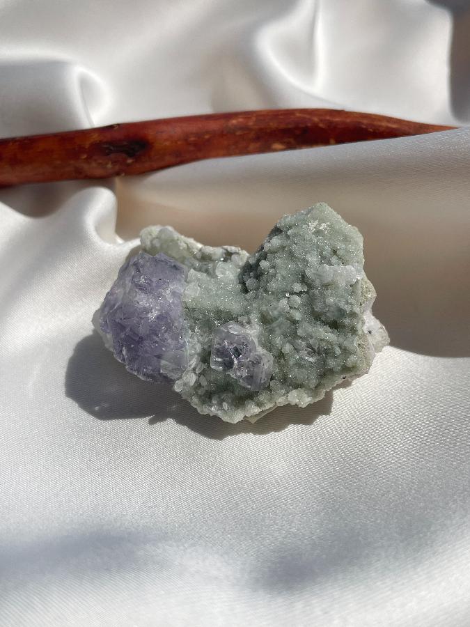 Флюорит, 2,3 х 3,8 х 5,1 см  OBM-1346, фото 4