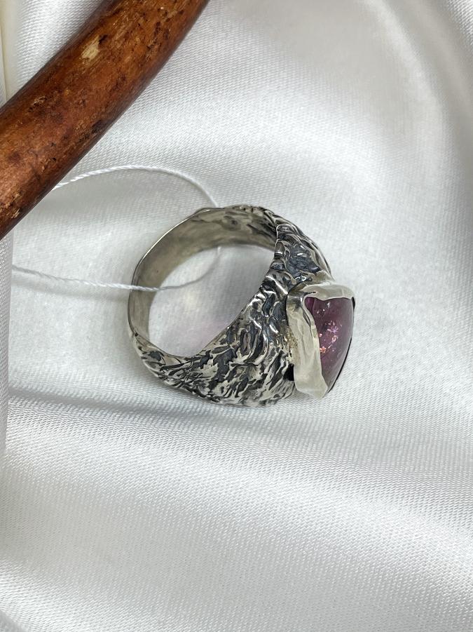 купить Кольцо из серебра с турмалином, 19 размер , фото 4