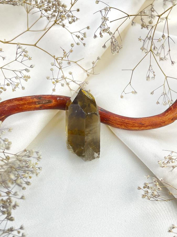 Кристалл цитрина (облагороженный), 4 х 2,1 х 1,8 KR-0054, фото 4