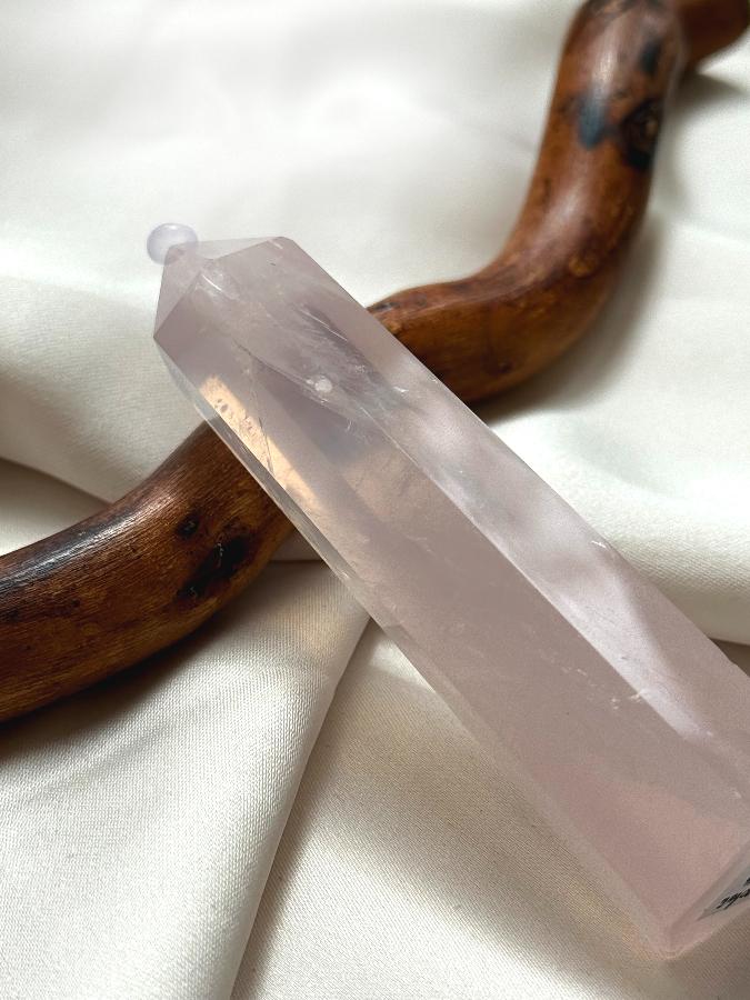 Столбик (обелиск) из розового кварца,9 х 2см ST-006, фото 2