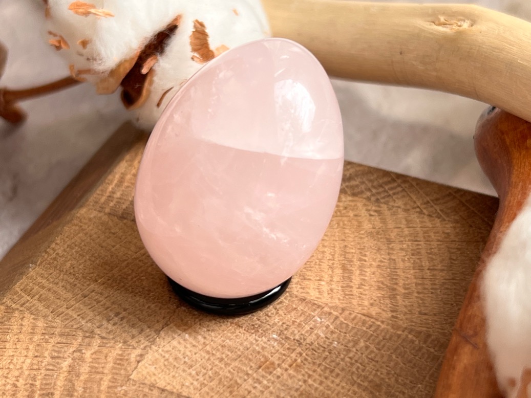 Яйцо из розового кварца 2,9 х 3,9 см JA-0068, фото 4