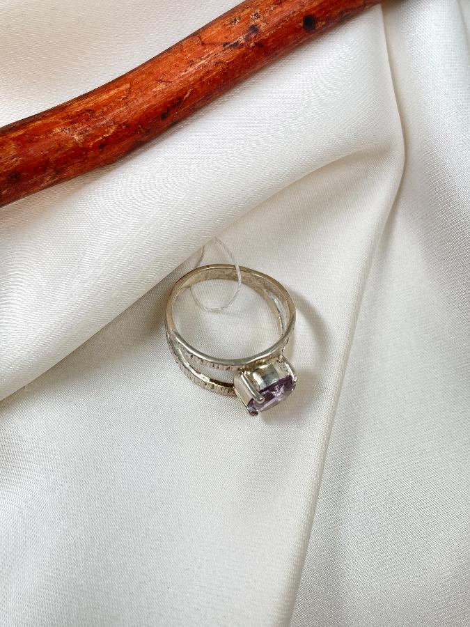 купить Кольцо из серебра с аметистом,16,5 размер  , фото 4