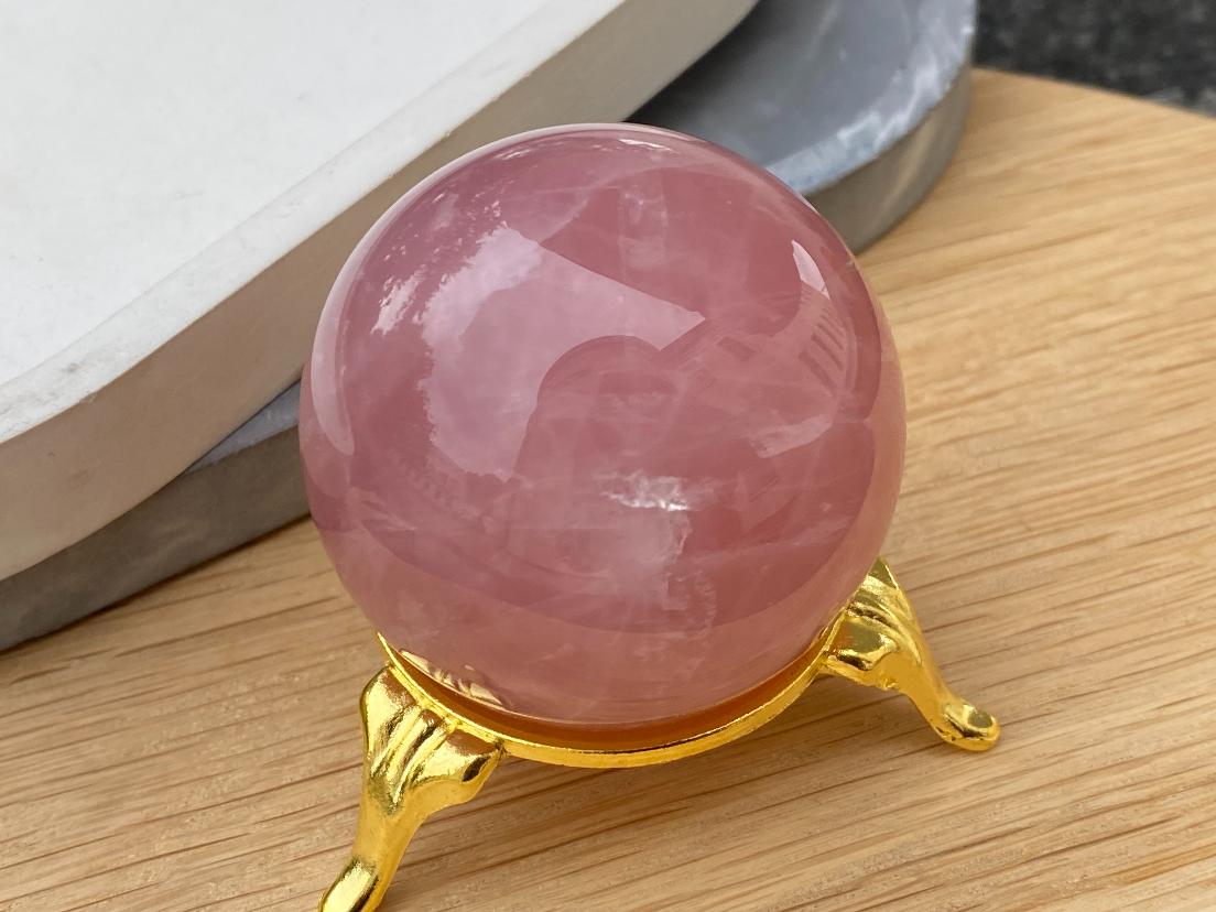 Шар из розового кварца, d-4,5 см SH-0139, фото 3