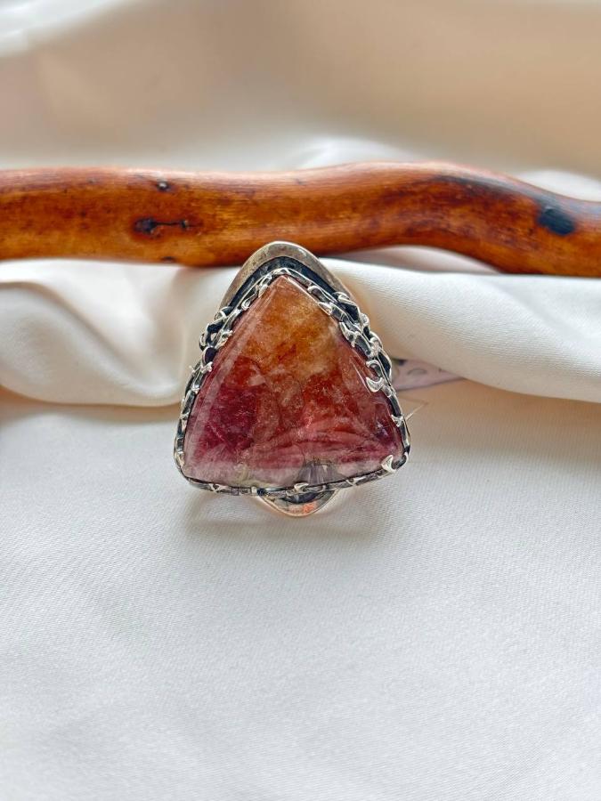 купить Кольцо из серебра с турмалином  , фото 2