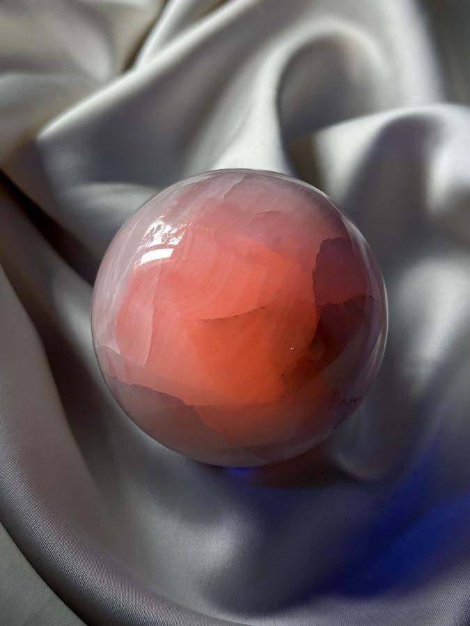 Шар из манганокальцита, d- 5,5 см SH-0419, фото 1