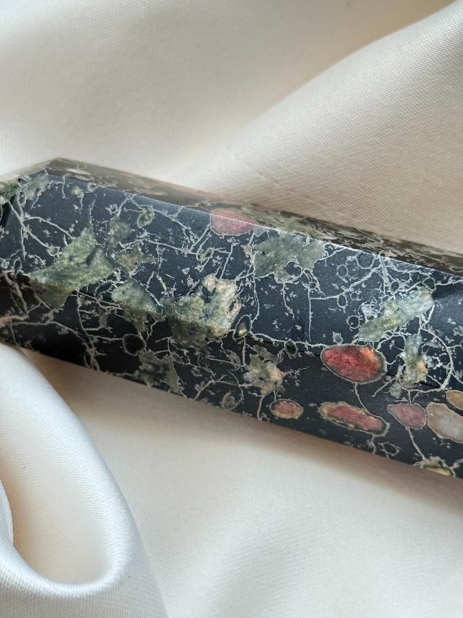 Столбик (обелиск) из яшмы, 8 х 2,5 см ST-0021, фото 5