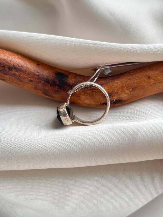 купить Кольцо из серебра с тектитом  , фото 3