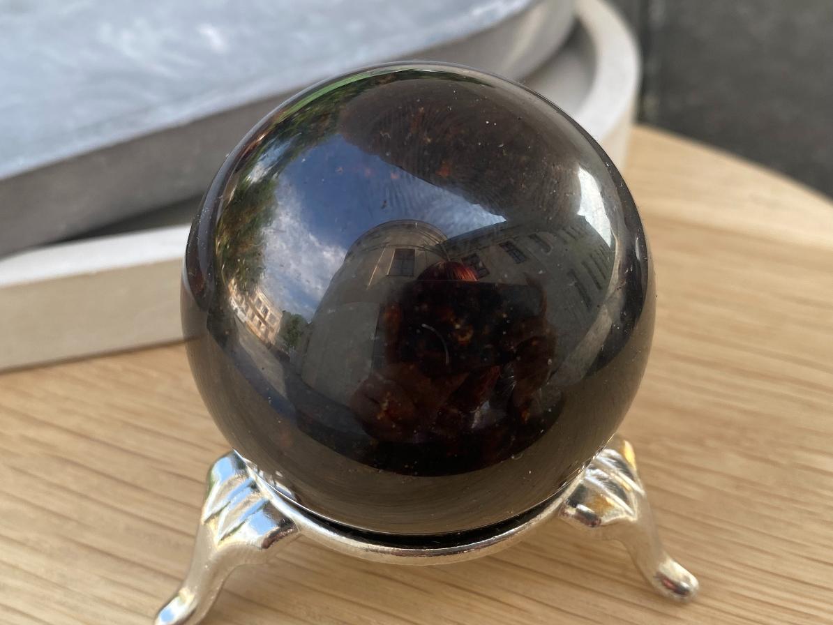 Шар из альмандина (граната), d-4,3 см. SH-0271, фото 3