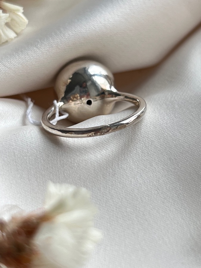 Кольцо из серебра с лабрадором, 19 размер 559225, фото 4