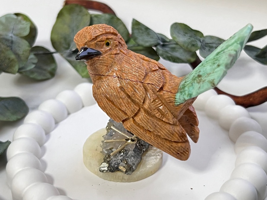Птичка из натурального камня FG-0622, фото 1