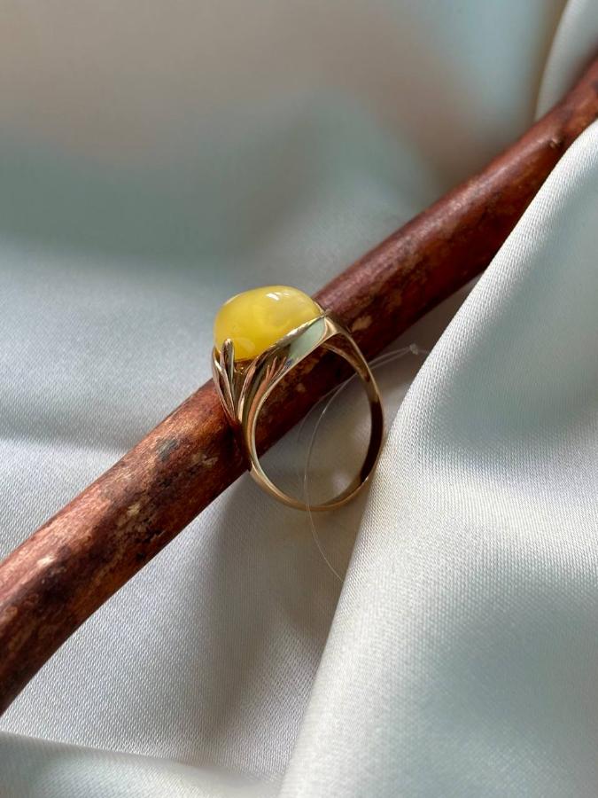 купить Кольцо из серебра с янтарем , фото 2