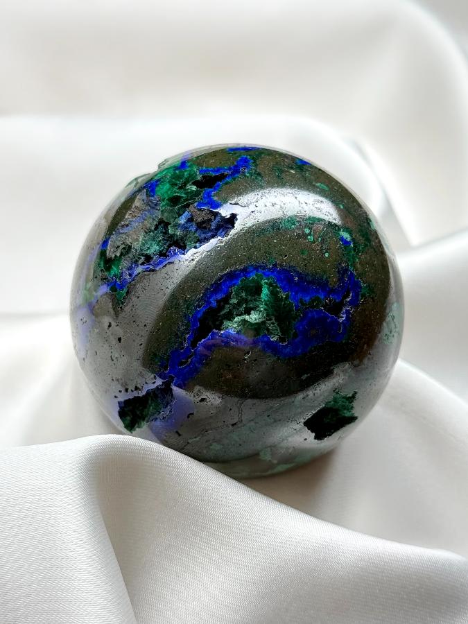 Шар из азурмалахита, d-5 см SH-0424, фото 4