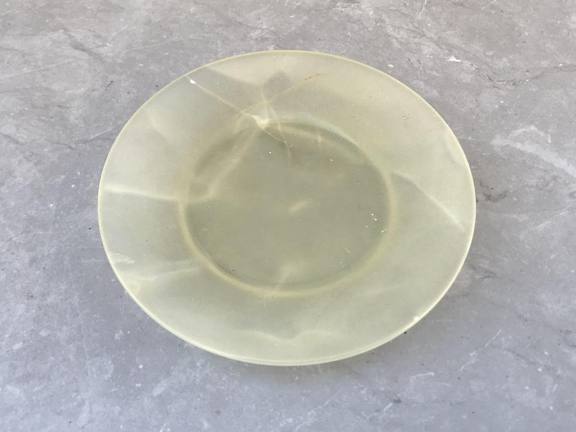Тарелка из оникса 14,4х14,4х1,5 см POS-0045, фото 3