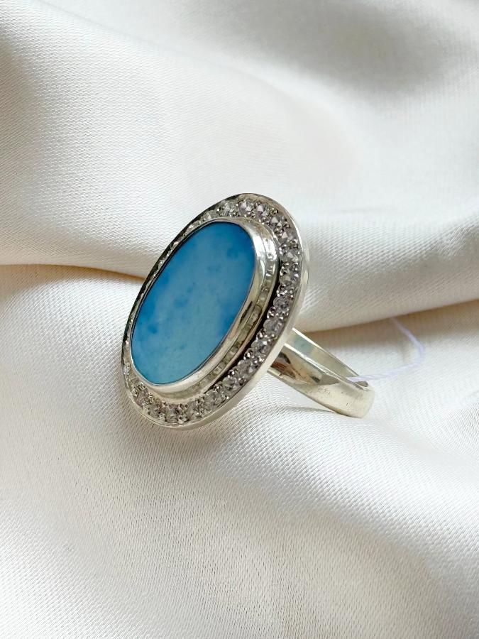 купить Кольцо из серебра с бирюзой,16,5 размер  , фото 3