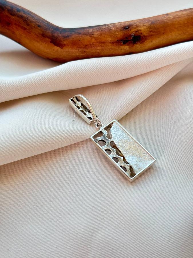 купить Кулон из серебра с янтарем , фото 1