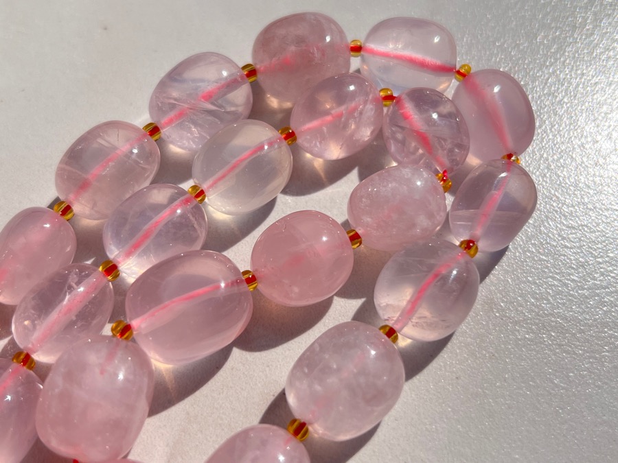 Бусины из розового кварца, 1,4 х 1,8 см BS-0021, фото 3