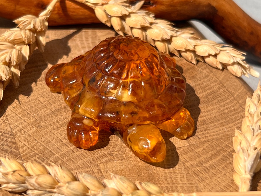 Черепаха из янтаря JAN-0012, фото 1