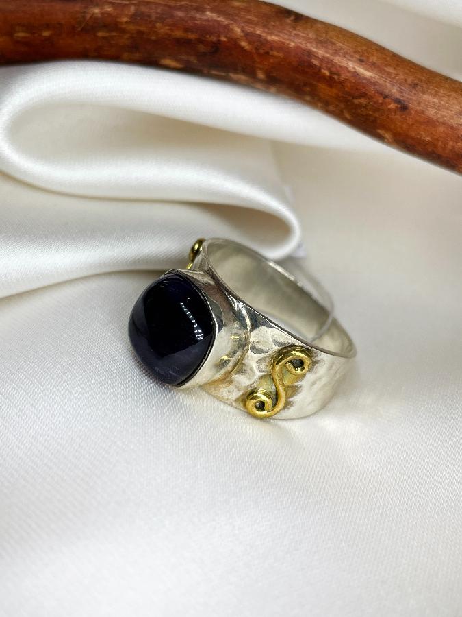 купить Кольцо из серебра с аметистом,19 размер  , фото 2