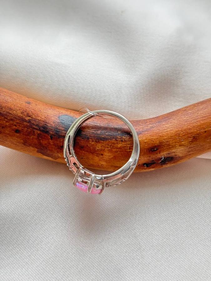 купить Кольцо из серебра с опалом (синтетический)  , фото 3