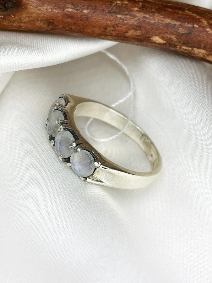 купить Кольцо из серебра с лунным камнем,18,5 размер  , фото 2