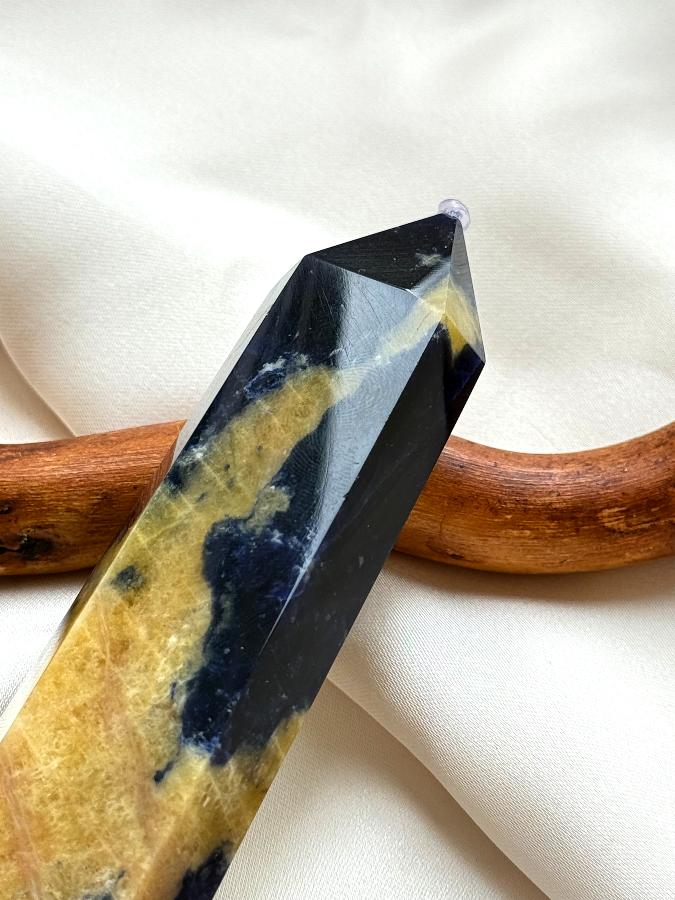 Столбик (обелиск) из содалита,13 х 3 см ST-0037, фото 5