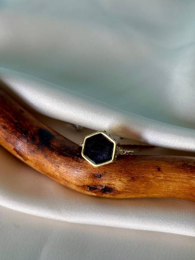 купить Кольцо из серебра с красным янтарем  , фото 3