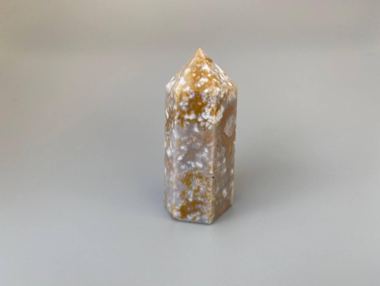 Столбик (обелиск) из цветочного халцедона 6,4х2,5х2,6 см ST-0001, фото 2