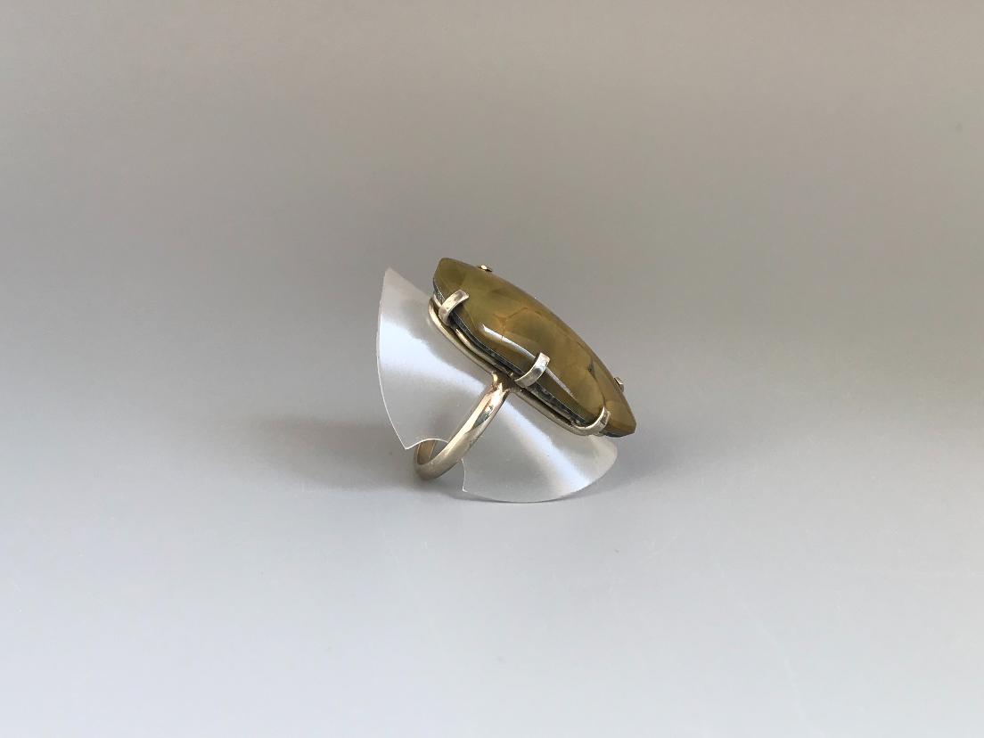 Купить Комплект с яшмой: серьги и кольцо от магазина В Мире Самоцветов