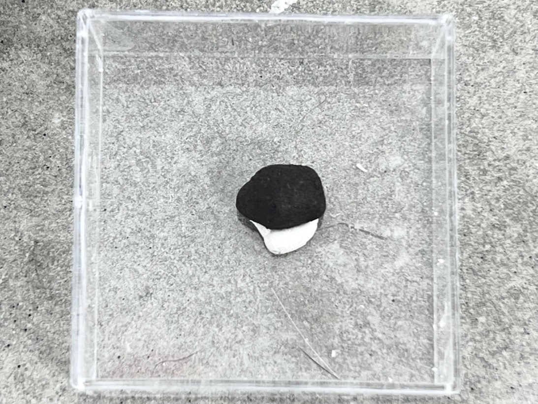 Метеорит каменный хондрит в пластиковом боксе MT-0023, фото 3