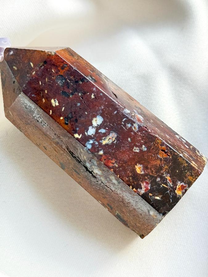 Столбик (обелиск) из яшмы, 6 х 2,5 см ST-0018, фото 4