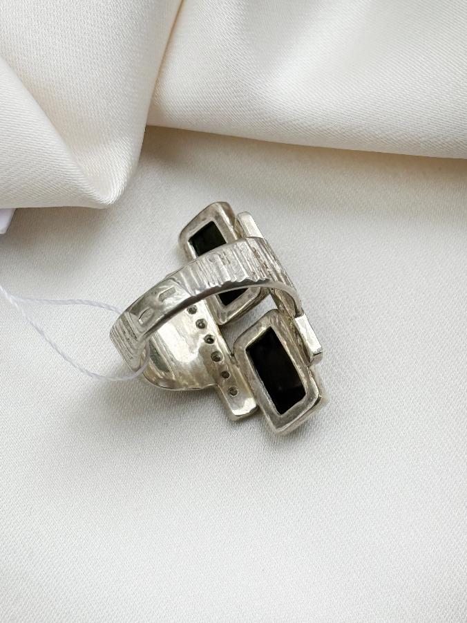 купить Кольцо из серебра с верделитом (зеленый турмалин),16 размер , фото 5