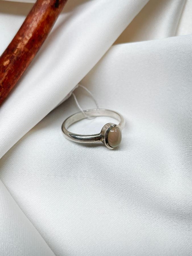 Кольцо из серебра с опалом,19 размер U-1837, фото 2