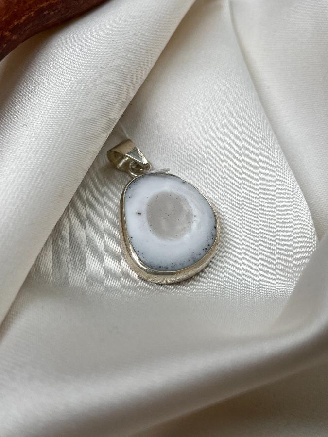 Кулон из серебра с кахолонгом  U-2745, фото 2