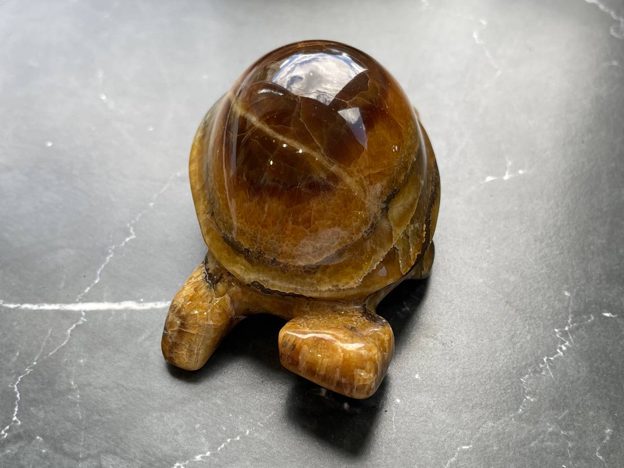 Черепаха из симберцита, 10,0х7,0х4,5 см FG-0212, фото 2