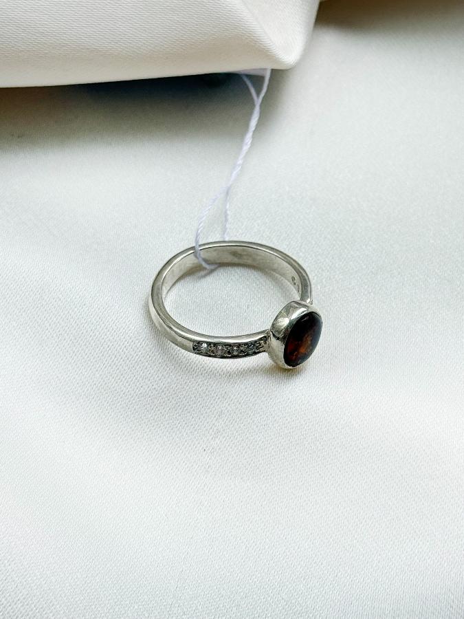 купить Кольцо из серебра с турмалином,16 размер   , фото 3