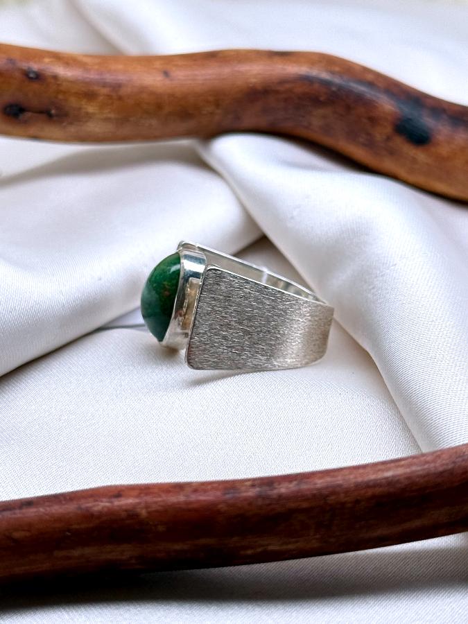 купить Кольцо из серебра с опалом,18 размер  , фото 2