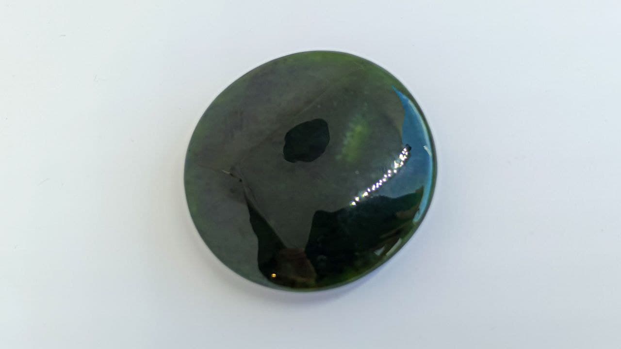 Камень антистресс  из нефрита круглый GAR-0007, фото 2
