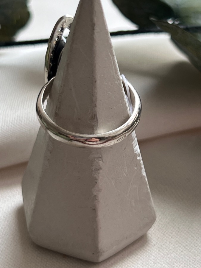 Кольцо из серебра с чароитом, 16 размер U-1577, фото 5
